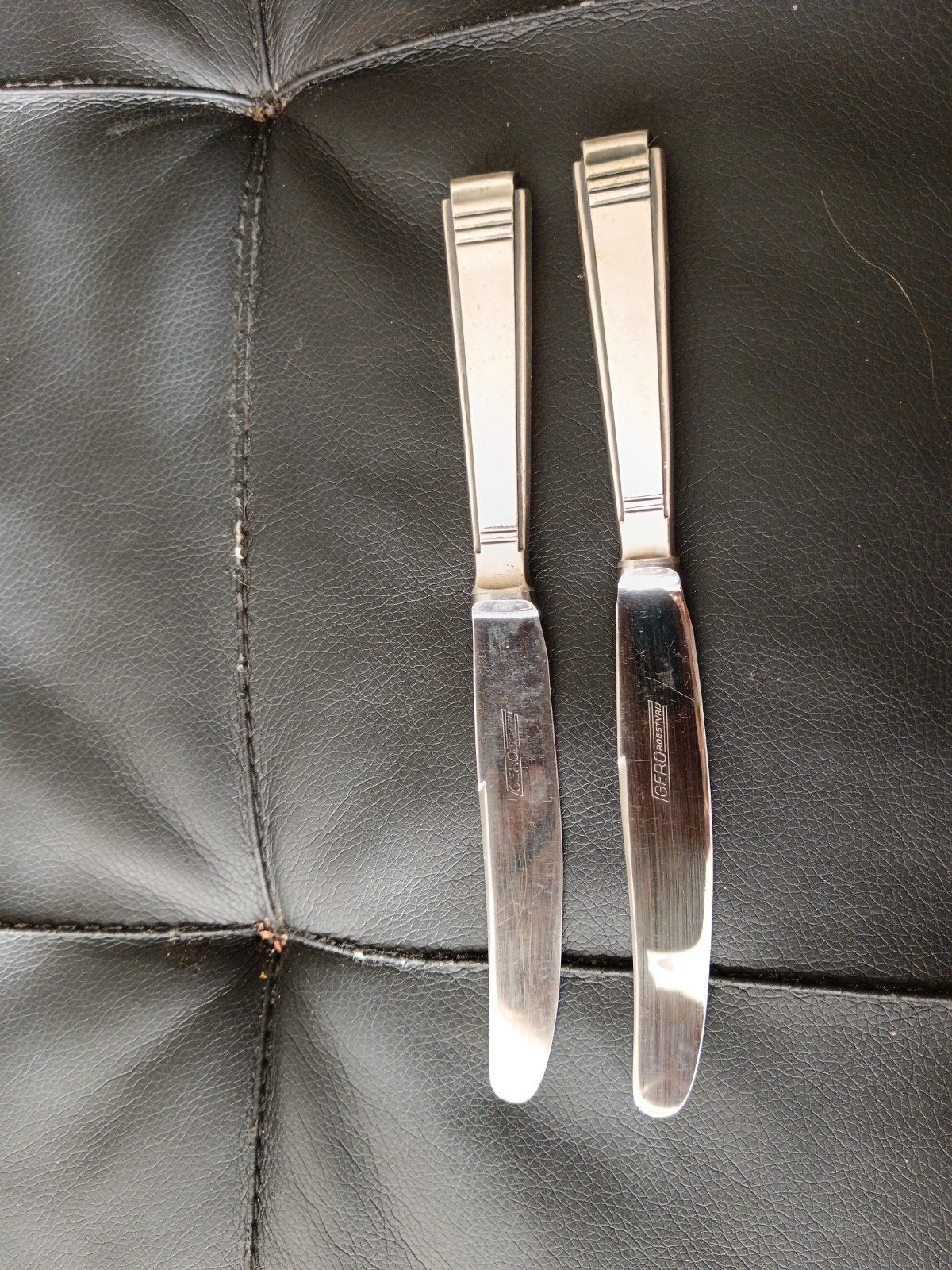Gero Zilvium 90 model 447 6 dessertmessen, Ophalen of Verzenden