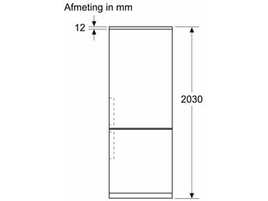 BOSCH KGN39VICT Koel-vriescombinatie NoFrost, Ophalen, 200 liter of meer, Met aparte vriezer, 160 cm of meer