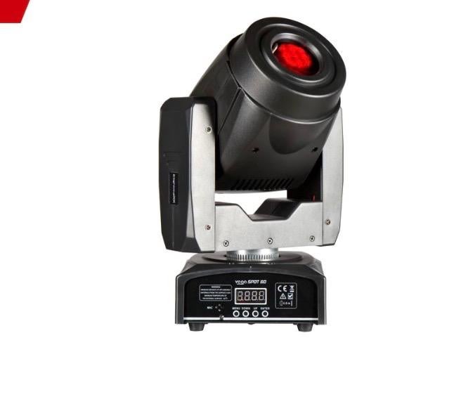 Lightmaxx Vega Spot 60 met flightcase en beugel, Ophalen, Zo goed als nieuw