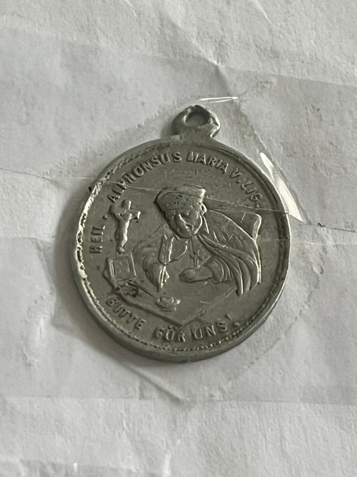 Antieke geloofspenning, Antiek en Kunst, Ophalen of Verzenden