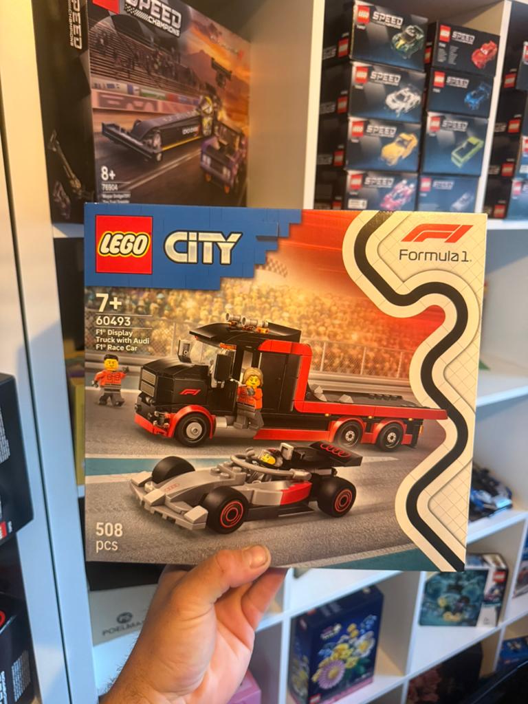 Lego 60493 truck met audi nieuw, Ophalen of Verzenden, Zo goed als nieuw