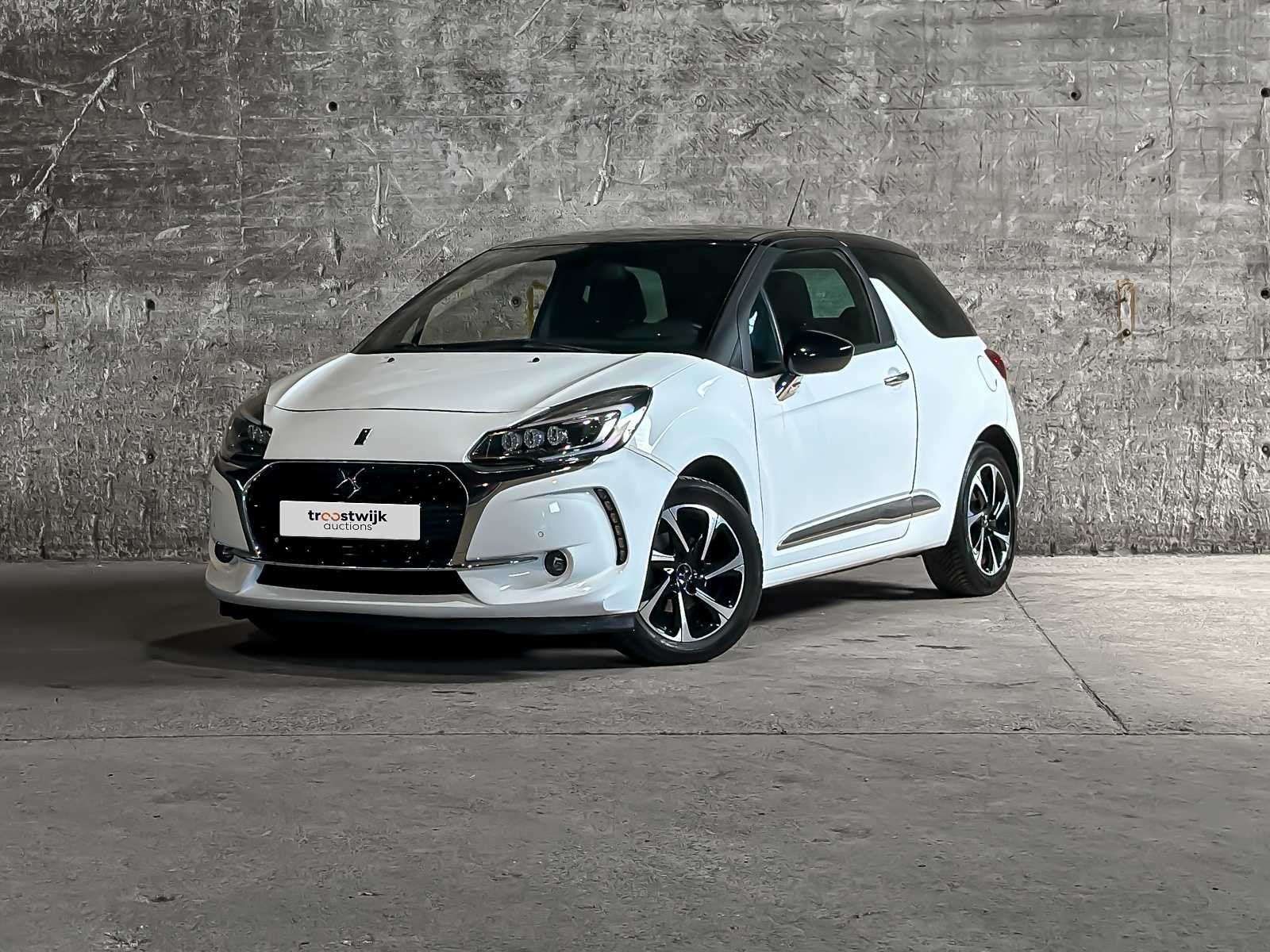 DS 3 1.2 PureTech Ultra Prestige 110pk 2016 (Automaat), Z-01, Auto's, 15 km/l, Gebruikt, Euro 6, 604 kg