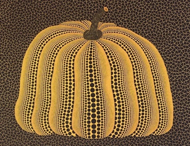 Yayoi Kusama : litho (40 bi 50 cm), Antiek en Kunst, Ophalen of Verzenden