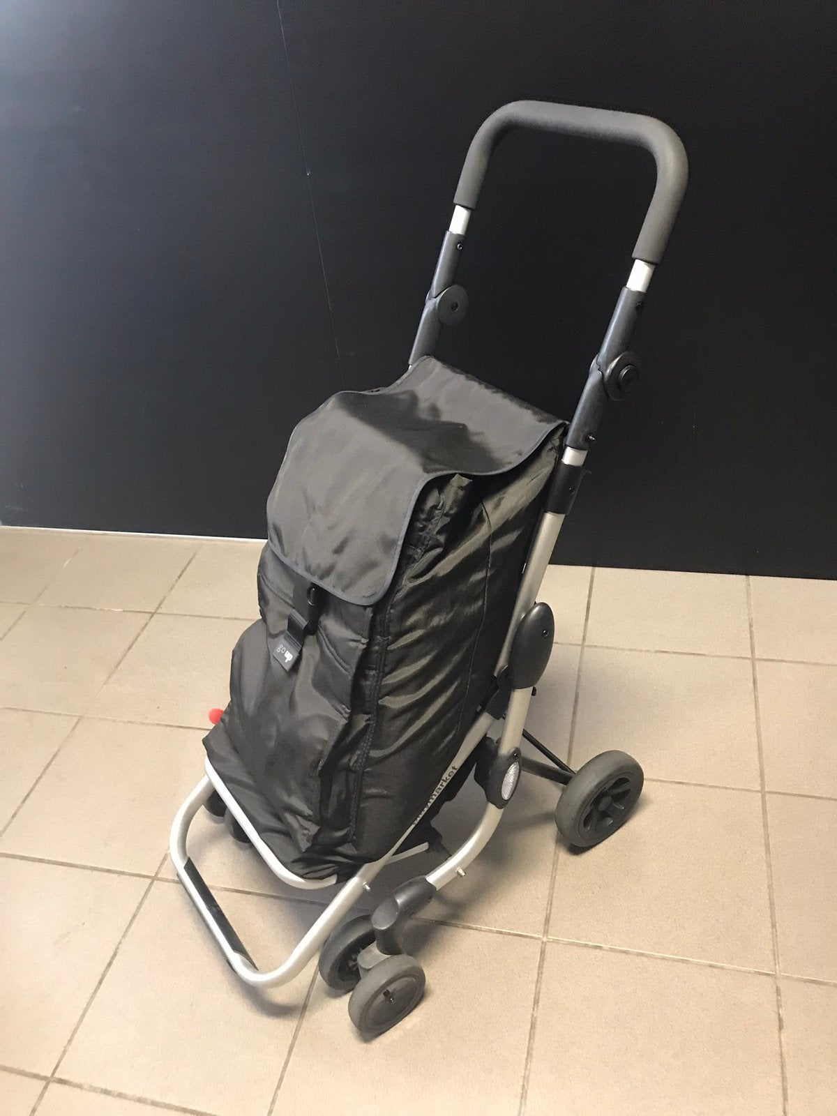 Playmarket Go-Up Boodschappentrolley buggy, Ophalen, Gebruikt, Zwart