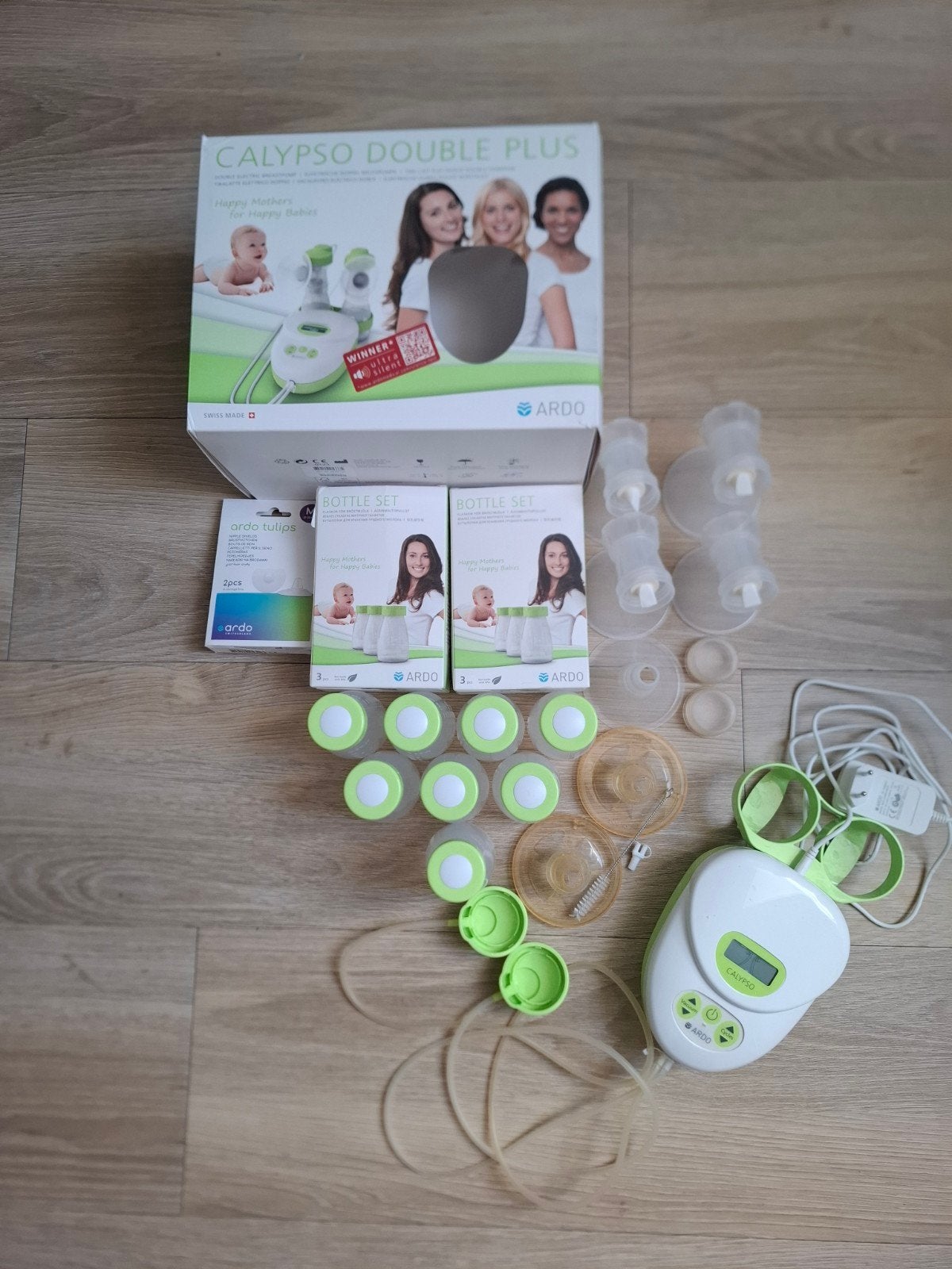 Ardo Calypso Double Plus borstkolf met accessoires, Ophalen, Gebruikt