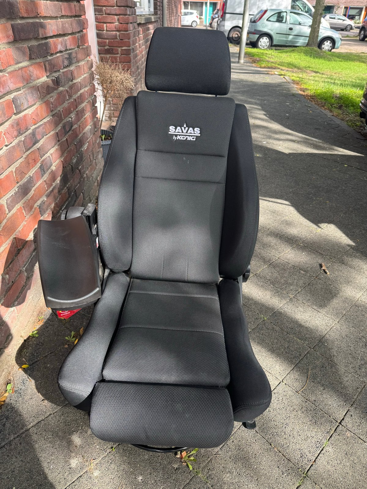 Savas by König Autostoel - Comfort en Kwaliteit, Ophalen, Gebruikt, Universele onderdelen