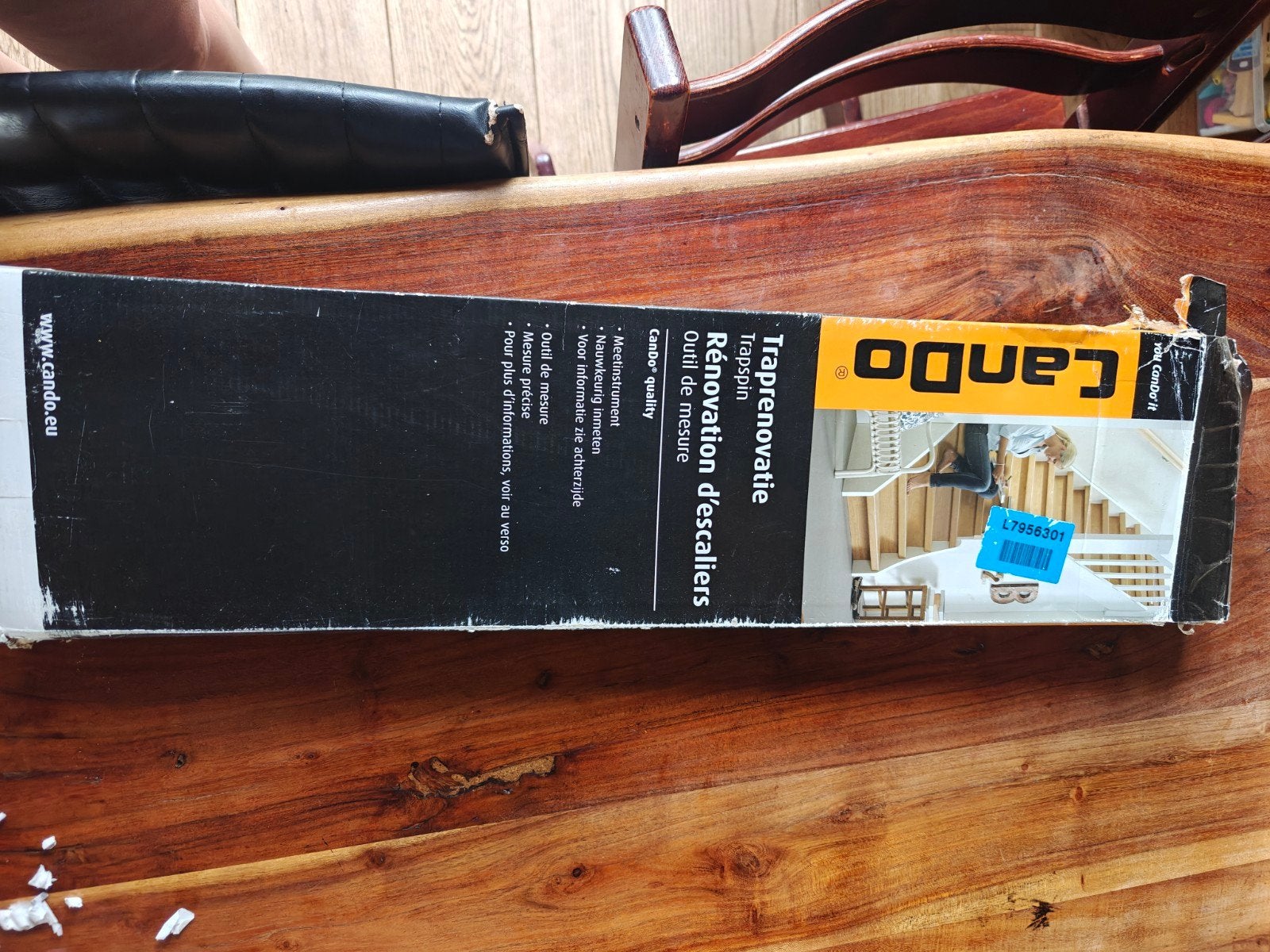 Trapspin traprenovatie, Ophalen