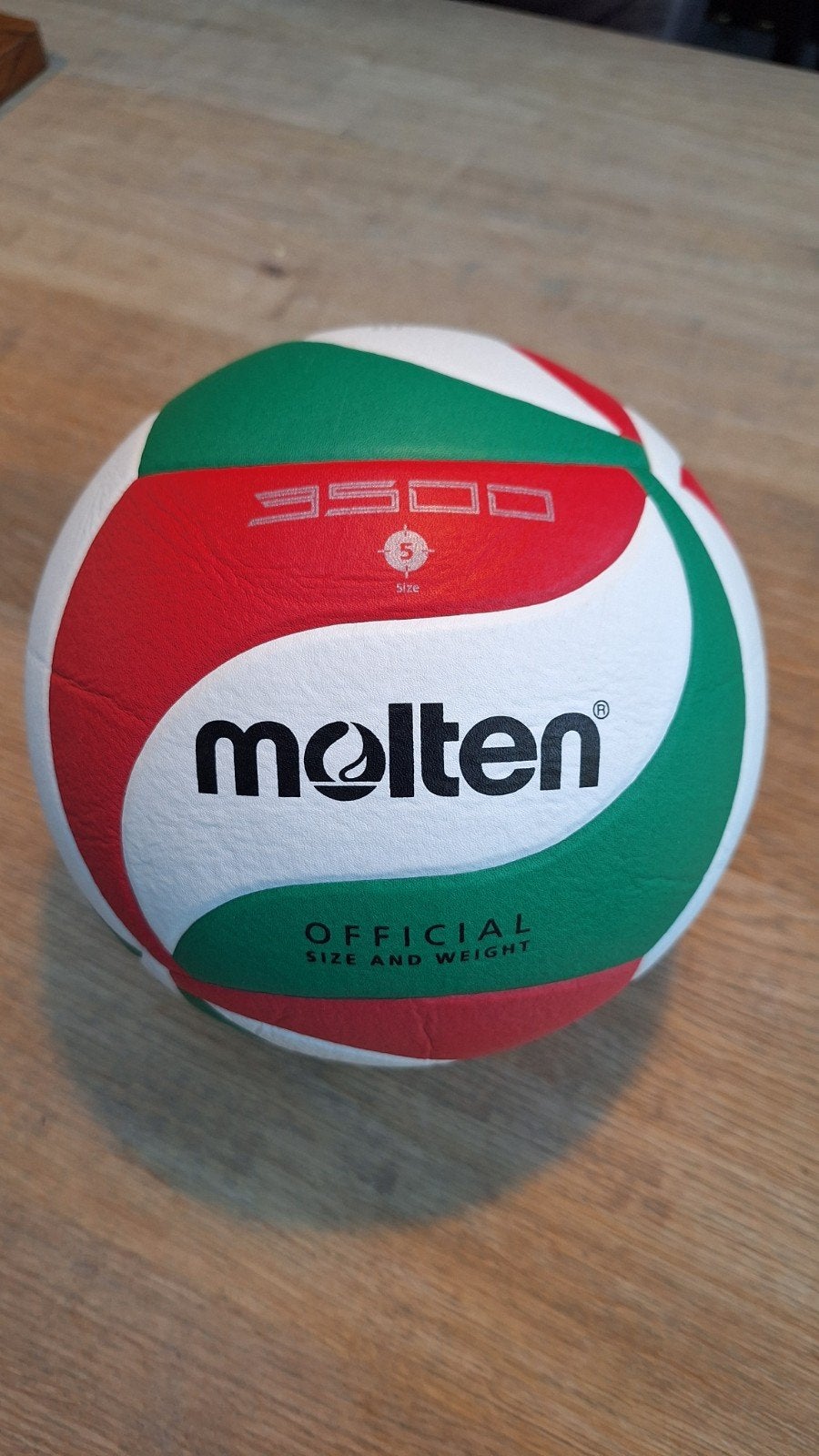 Molten V5M3500 Volleybal - Maat 5, Ophalen of Verzenden, Zo goed als nieuw, Bal