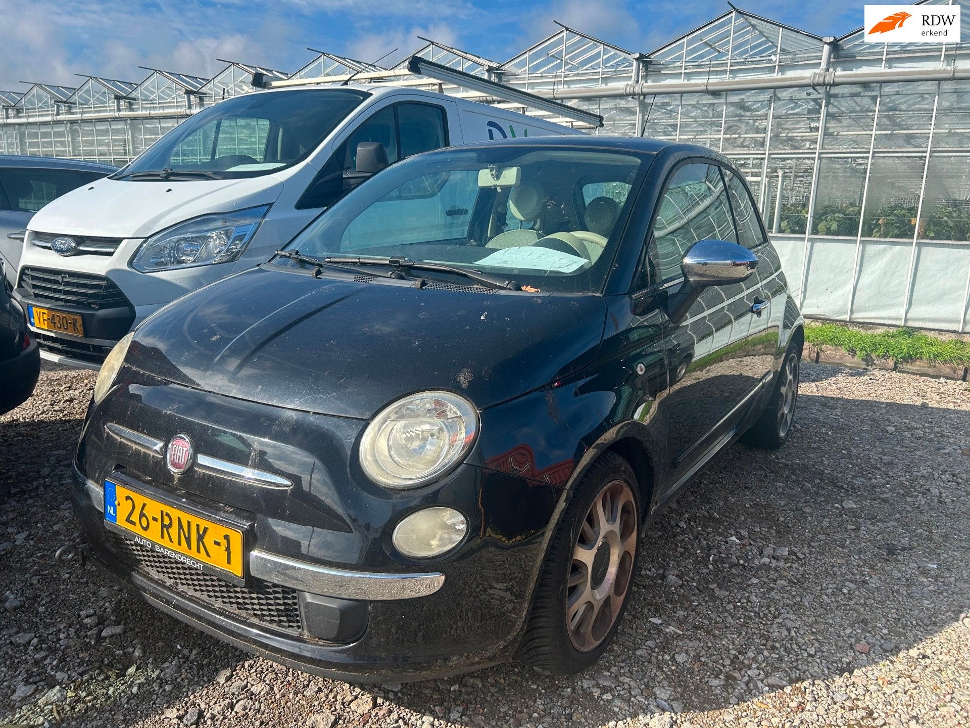 Fiat 500 | 2011 | 1.2 Lounge | Dualogic | BAK DEFECT | Expor, Auto's, Euro 5, Gebruikt, 1242 cc, 4 cilinders