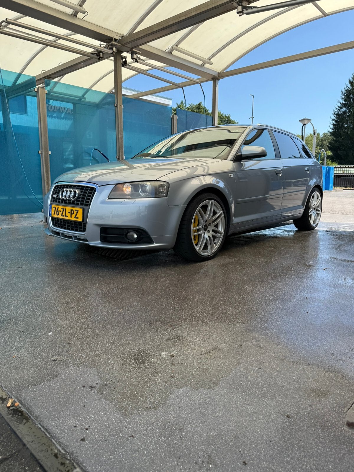 Audi A3 3.2 Sportback Quattro 184KW DSG 2008 Grijs, Auto's, Automaat, Zwart, 3189 cc, Vierwielaandrijving