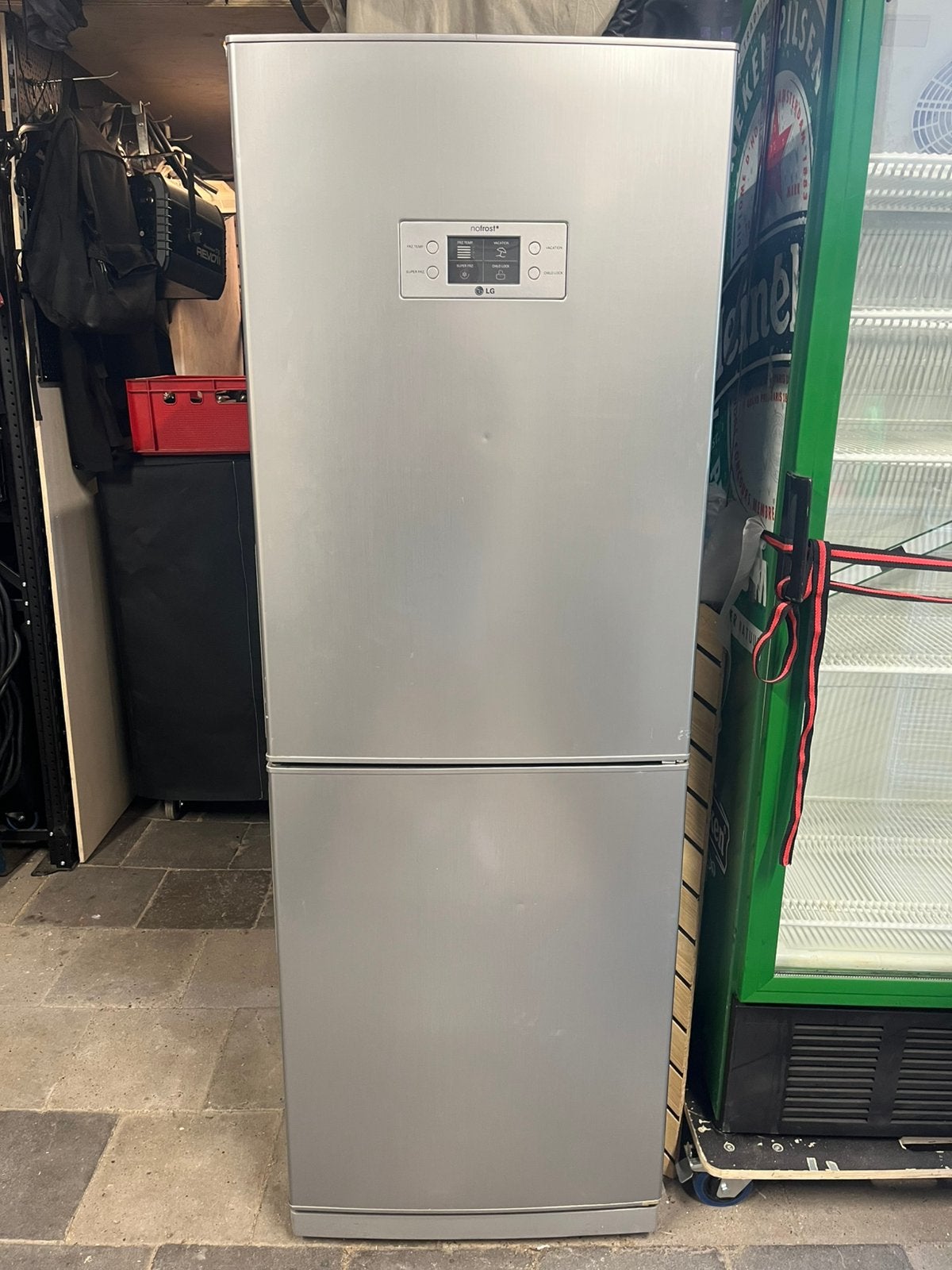 LG Nofrost koel/vries combinatie, Ophalen, 200 liter of meer, Met aparte vriezer, 160 cm of meer