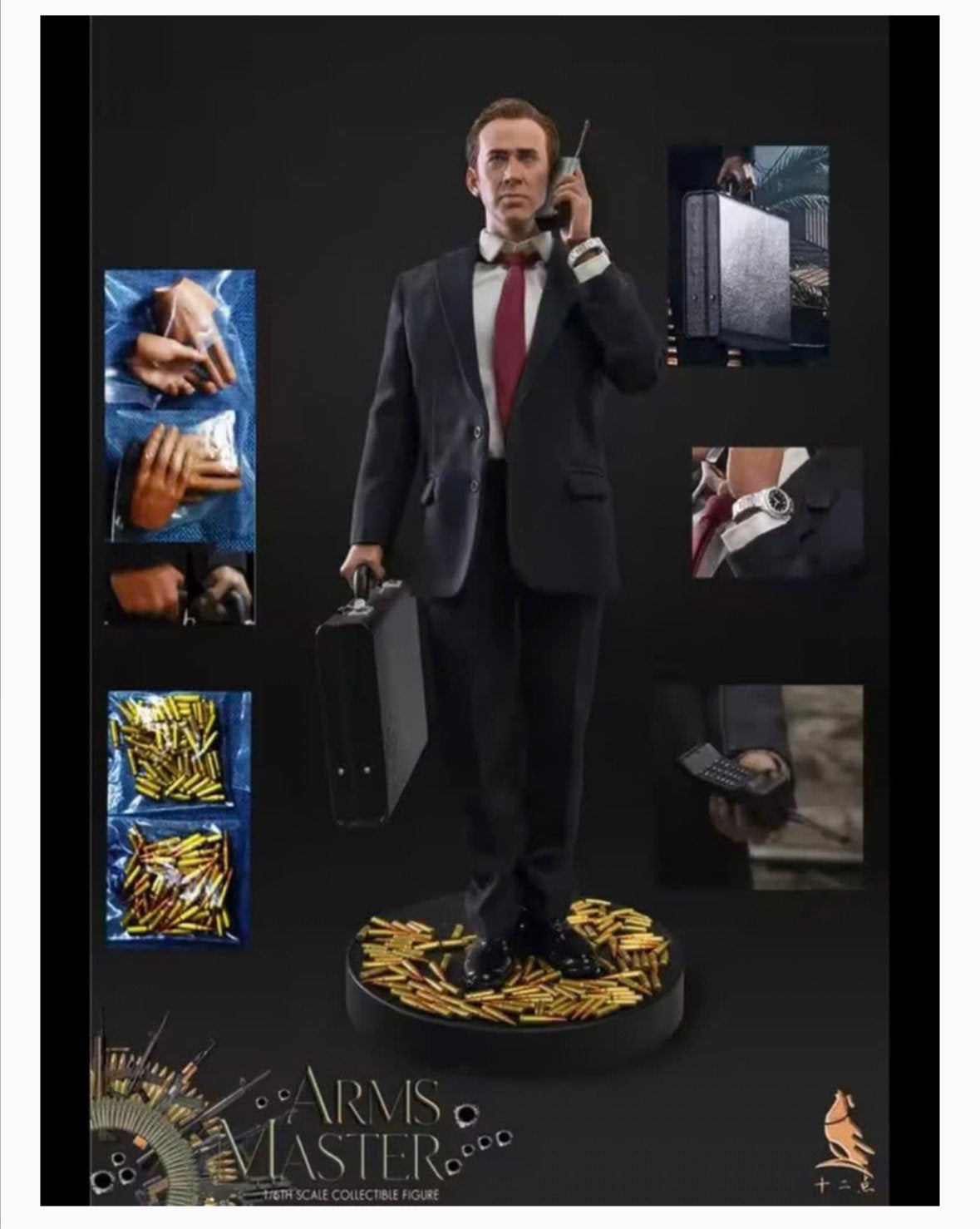 1/6 figuur Nicolas Cage / Yuri Olof / Lord of war / NIEUW, Verzamelen, Ophalen of Verzenden, Zo goed als nieuw, Actiefiguur of Pop