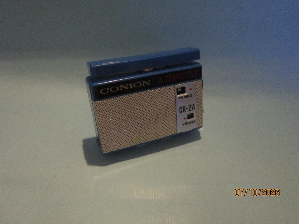 Conion 2 Transistor Radio Model CR-2A  Japan 1962   zeldzaam, Antiek en Kunst, Antiek | Tv's en Audio, Ophalen of Verzenden