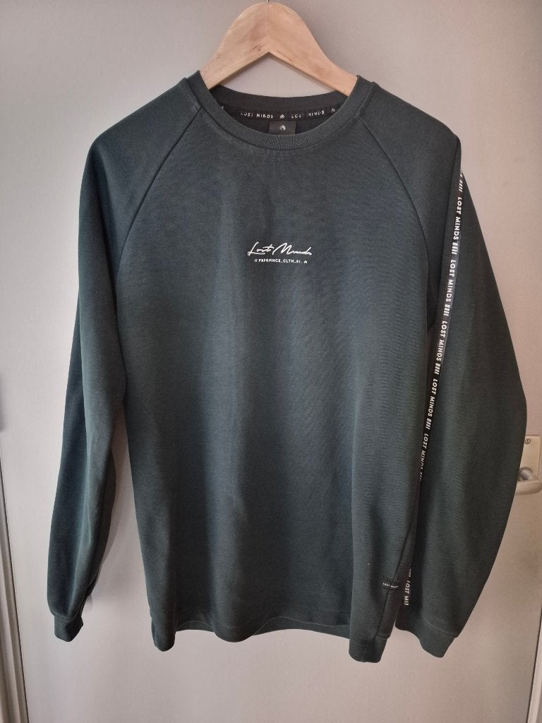sweater van lost minds the sting maat s, Lost Minds, Ophalen of Verzenden, Zo goed als nieuw, Groen