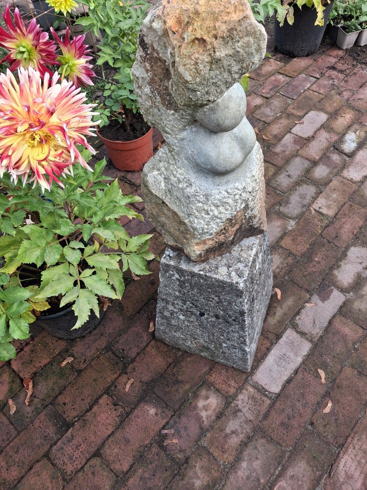 serpetijn beeld, Tuin en Terras, Ophalen, Steen