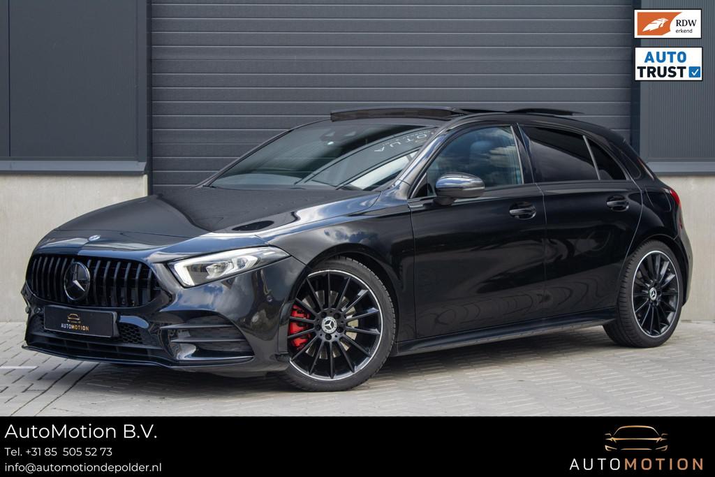 Mercedes-Benz A-klasse 250 Premium Plus PANO CAMERA STOELVER, Automatische klimaatregeling, Gebruikt, 4 cilinders, Met garantie (alle)