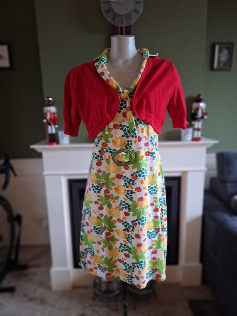 Margot MWM jurk en Banned Apperel bolero XXL, Margot, Maat 46/48 (XL) of groter, Zo goed als nieuw, Knielengte