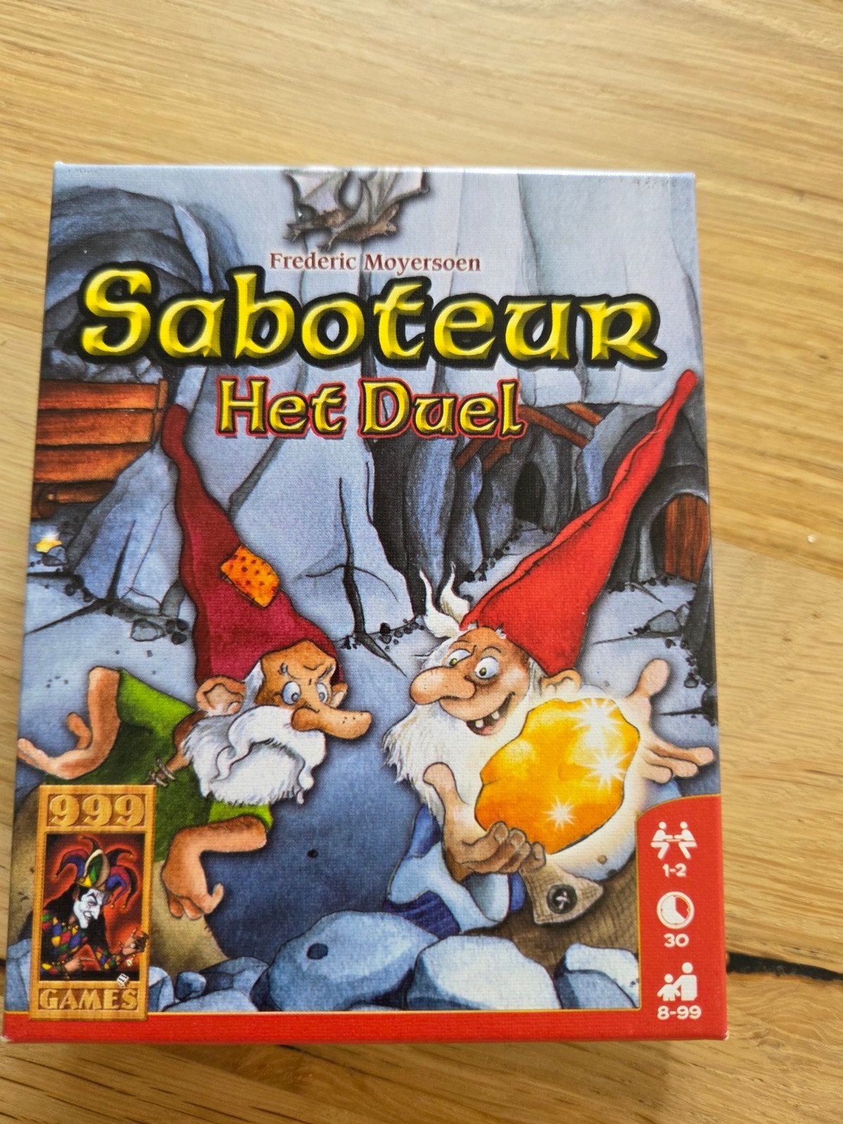 Saboteur Het Duel - Compact kaartspel voor 1-2 spelers, Een of twee spelers, Ophalen of Verzenden, Zo goed als nieuw, 999 Games