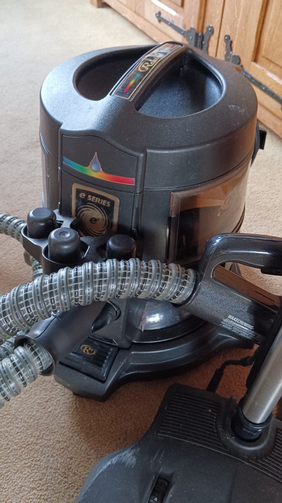 Rainbow e-series stofzuiger met waterfilter, Overige merken, Gebruikt, Geschikt voor harde vloeren, Ophalen of Verzenden