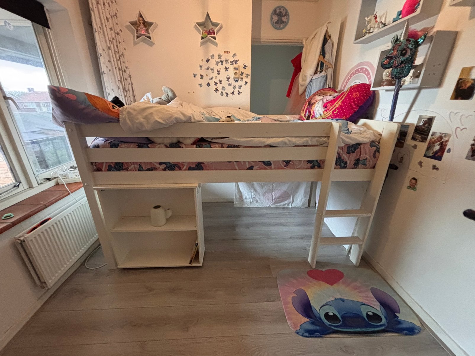 Leuke halfhoogslaper, Ophalen, Zo goed als nieuw, Halfhoogslaper