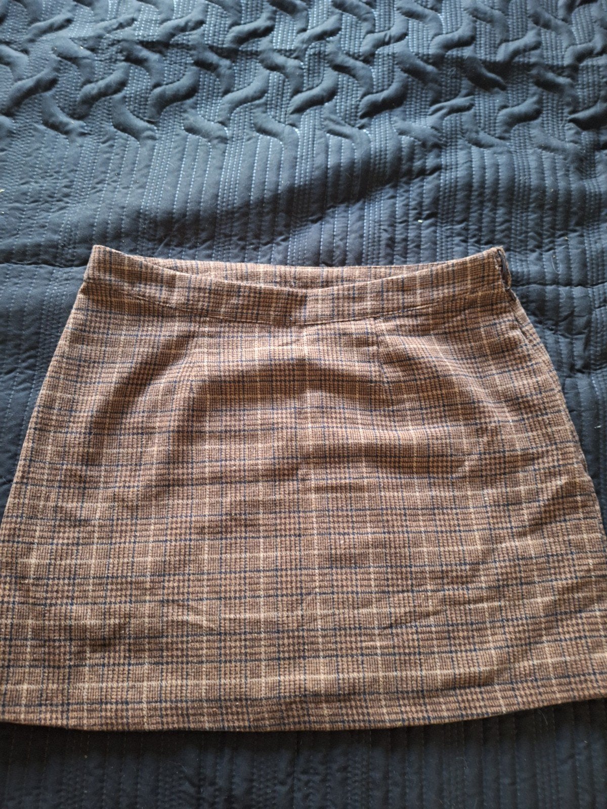 Geruit rokje, Kleding | Dames, Rokken, Bruin, Maat 42/44 (L), Ophalen of Verzenden, Zo goed als nieuw