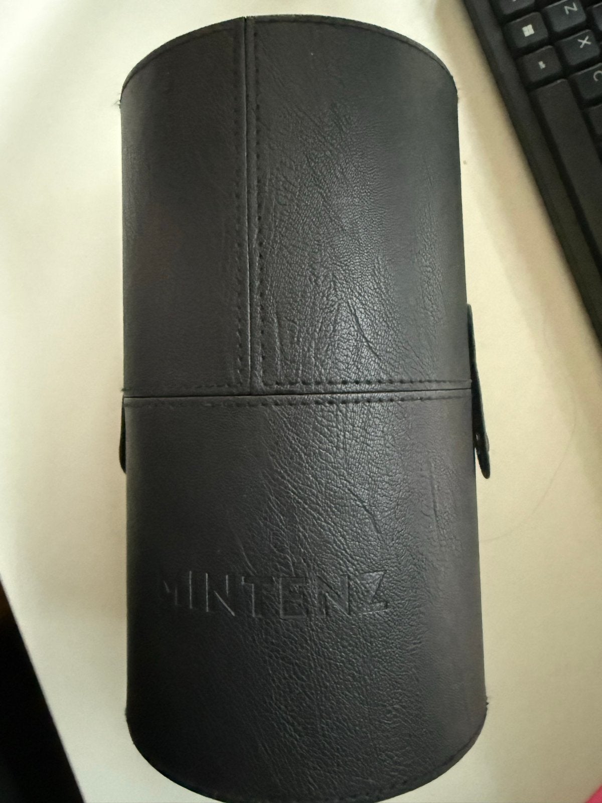 Mintenz Make-up Kwasten Opbergkoker Zwart, Sieraden, Tassen en Uiterlijk, Gehele gezicht, Zwart, Ophalen of Verzenden, Zo goed als nieuw