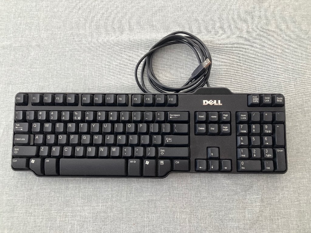Zwart Dell Toetsenbord met USB aansluiting Model SK-8115, Computers en Software, Toetsenborden, Gebruikt, Ophalen of Verzenden