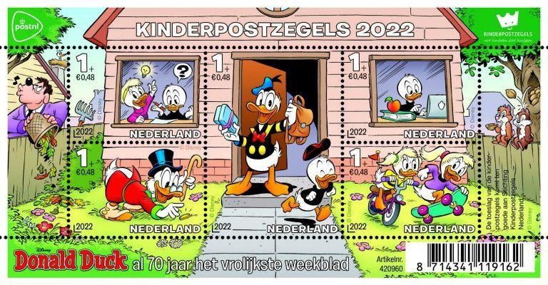 Nederland NVPH nr 4059 postfris Kinderpostzegels 2022, Ophalen of Verzenden, Na 1940, Postfris