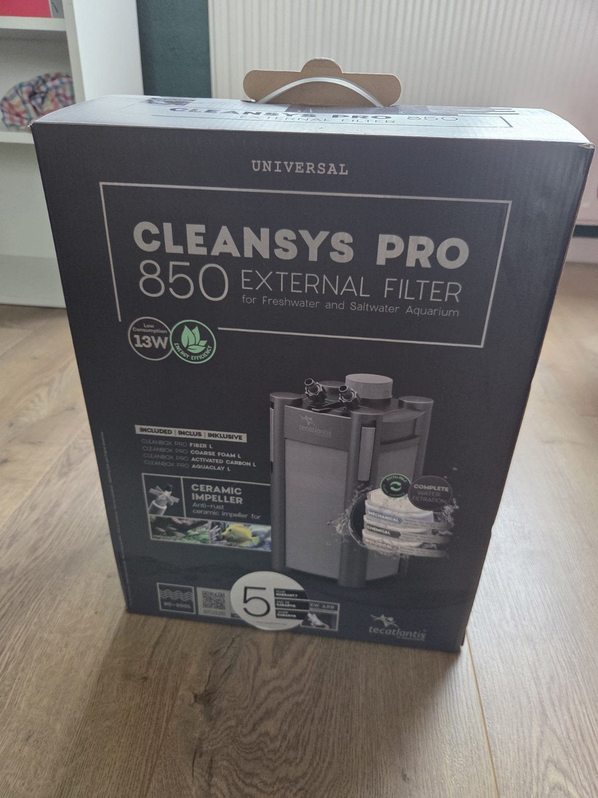 Nieuw Tecatlantis CleanSys Pro 850 Aquariumfilter, Aquatlantis, Nieuw, Ophalen of Verzenden, Inclusief toebehoren