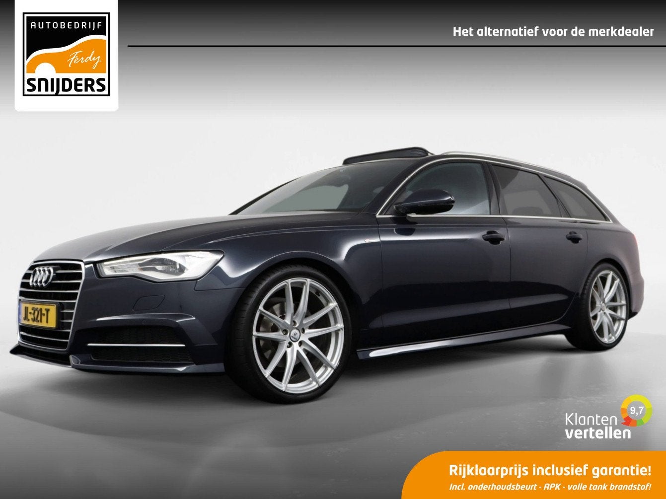 Audi A6 Avant 1.8 TFSI Ultra Adrenalin Sport S-Line | Panora, Blauw, Origineel Nederlands, 1600 kg, 93 €/maand