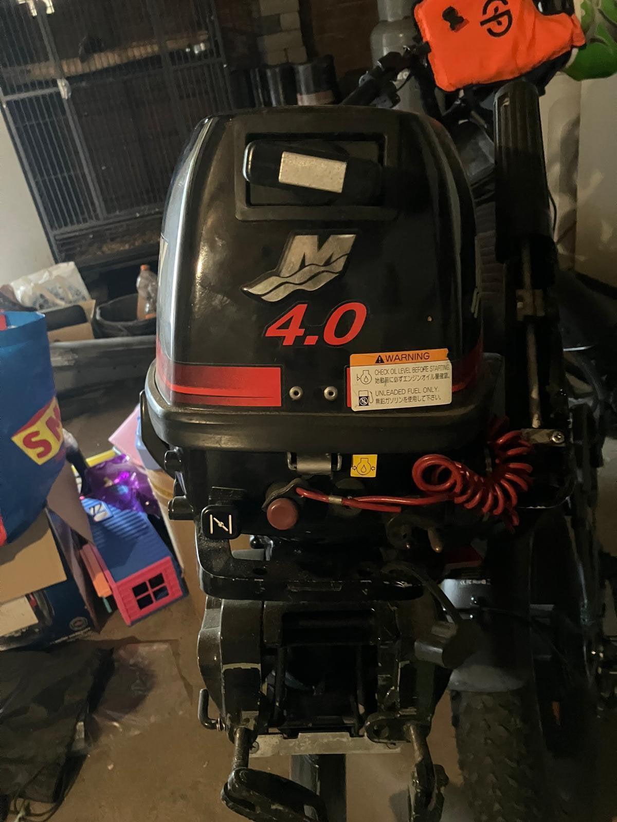 Mercury motor, Ophalen, Zo goed als nieuw