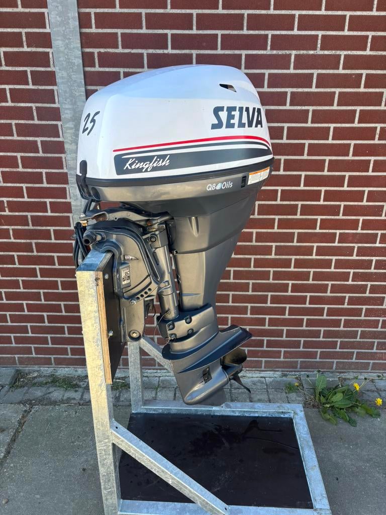 Selva Yamaha 25 pk 4 takt powertrim langstaart, Watersport en Boten, Ophalen, 10 tot 30 pk, Viertaktmotor, Zo goed als nieuw