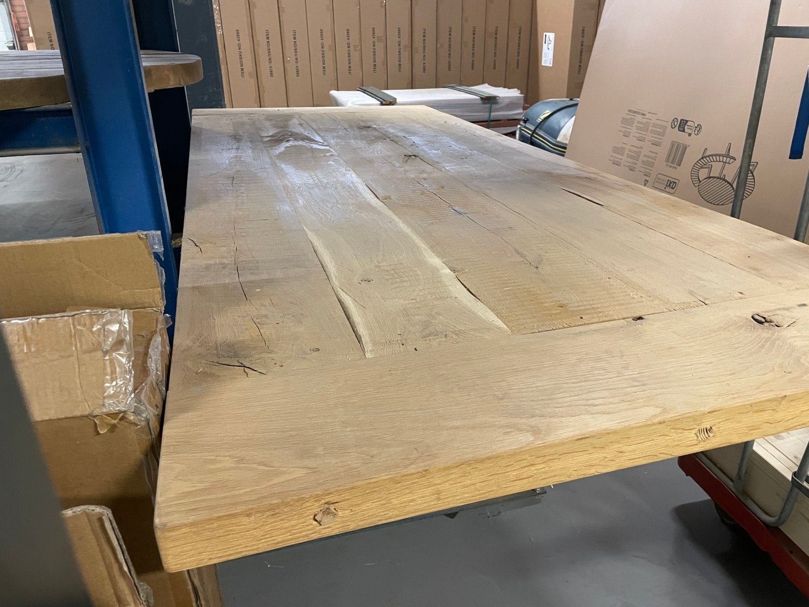 Eiken 5cm dik massieve bladen nog 2 stuks, Ophalen, 25 tot 50 mm, Eiken, Plank
