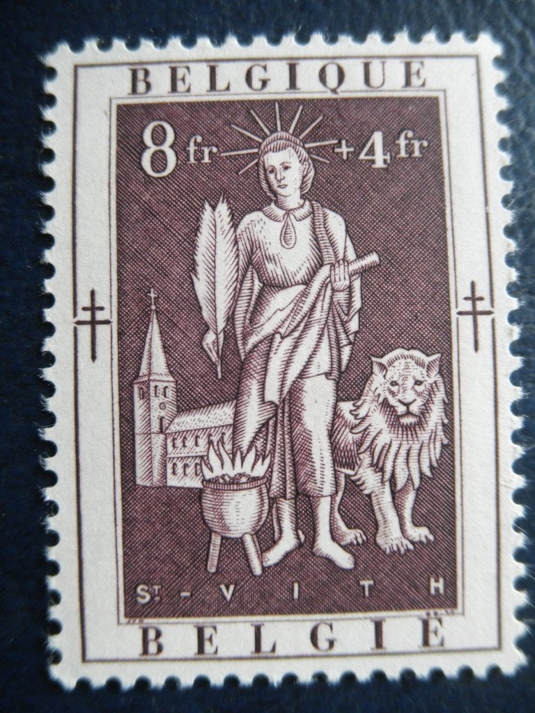 Postzegels België tbc 1952 St. Vitus nr. 959 - cw. 18,00 (*), Ophalen of Verzenden