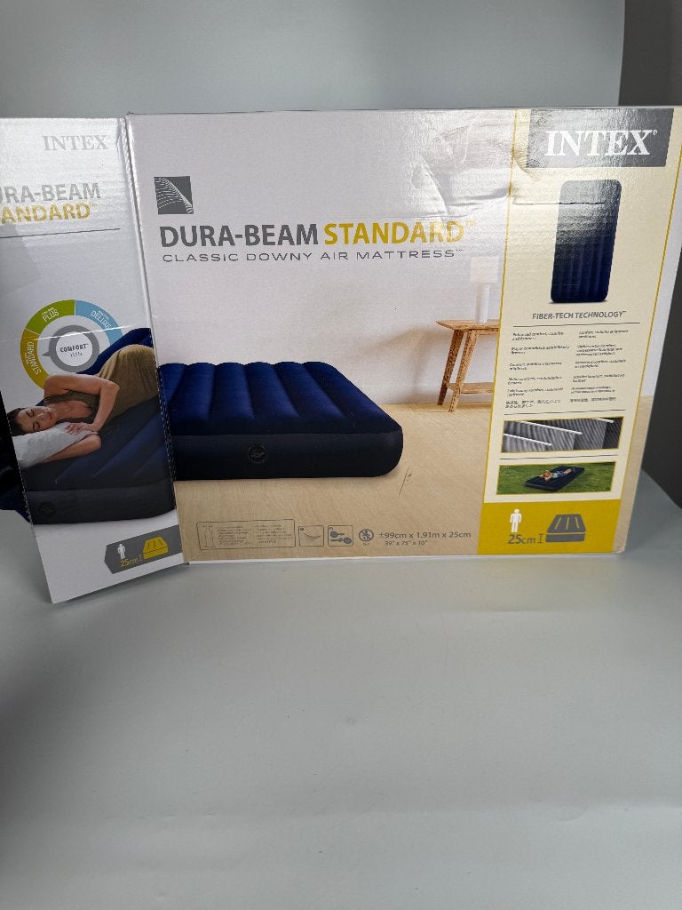 Intex Dura-Beam Classic Downy Air Mattress, Verzenden, Zo goed als nieuw, 1-persoons
