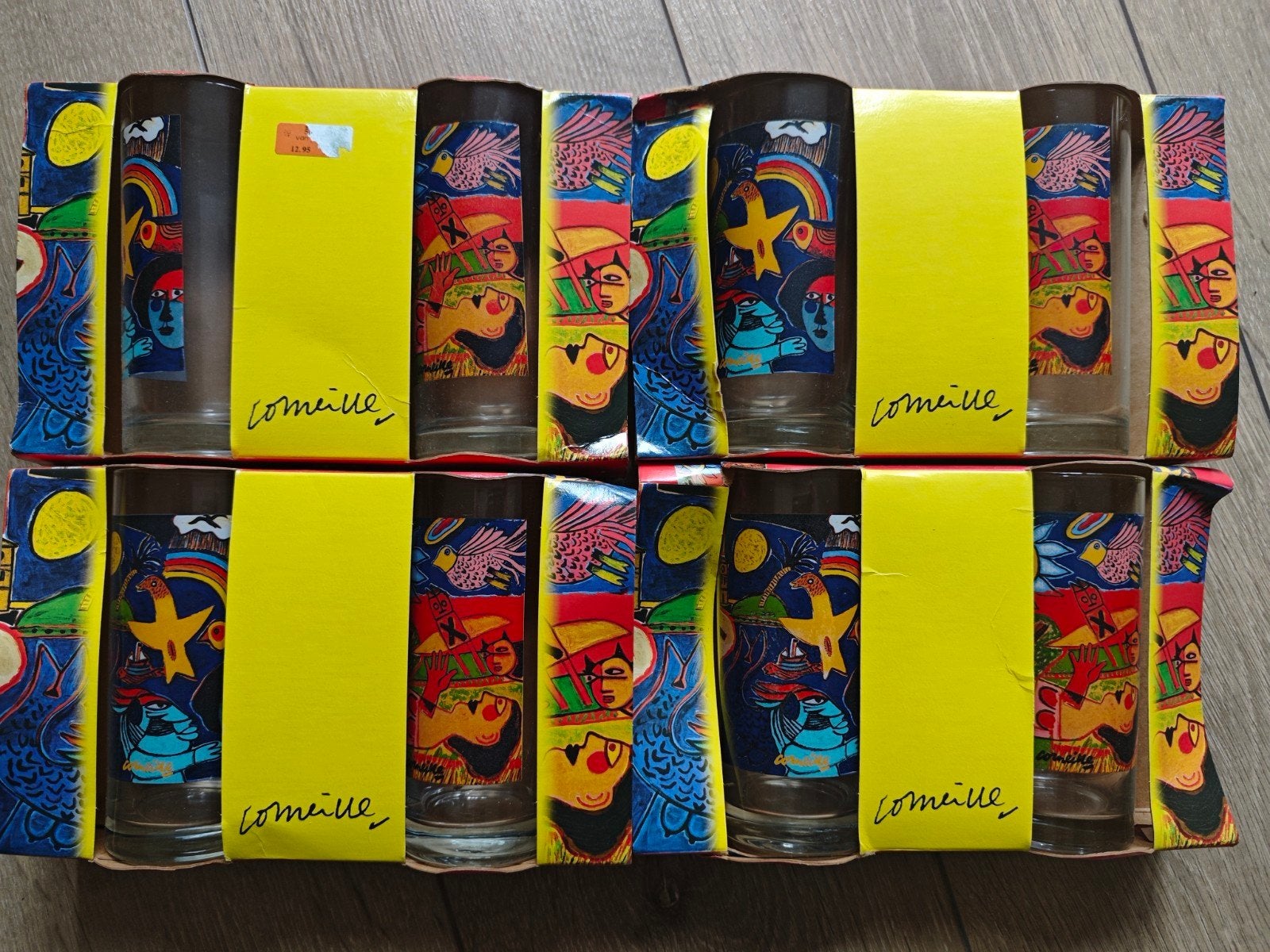 Corneille glazen 8 stuks nieuw in orginele verpakking, Antiek en Kunst, Kunst | Overige Kunst, Ophalen of Verzenden