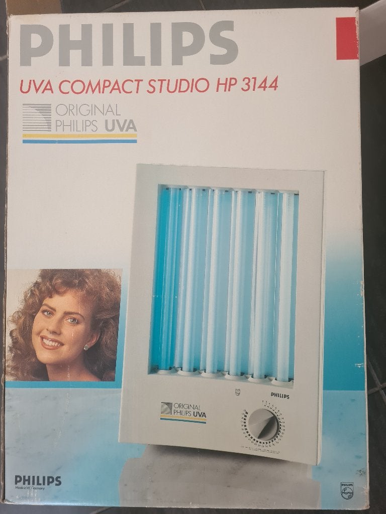 Philips uva compact studio HP 3144, Witgoed en Apparatuur, Zonnebanken en Gezichtsbruiners, Ophalen, Gebruikt, Gezichtsbruiner