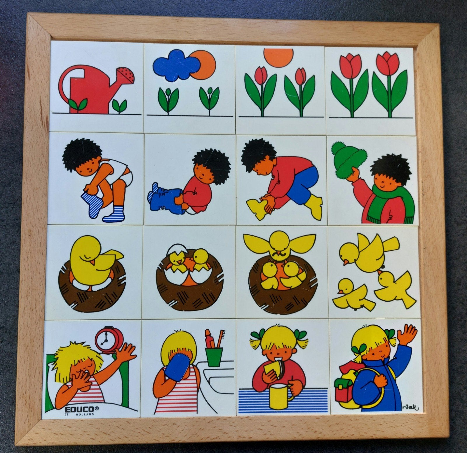 Educo begrippen lotto ( logisch rangschikken) 34 x 34 cm, Ophalen of Verzenden
