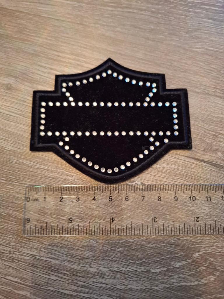 Mooie harley patch met strassteentjes, Ophalen of Verzenden, Zo goed als nieuw