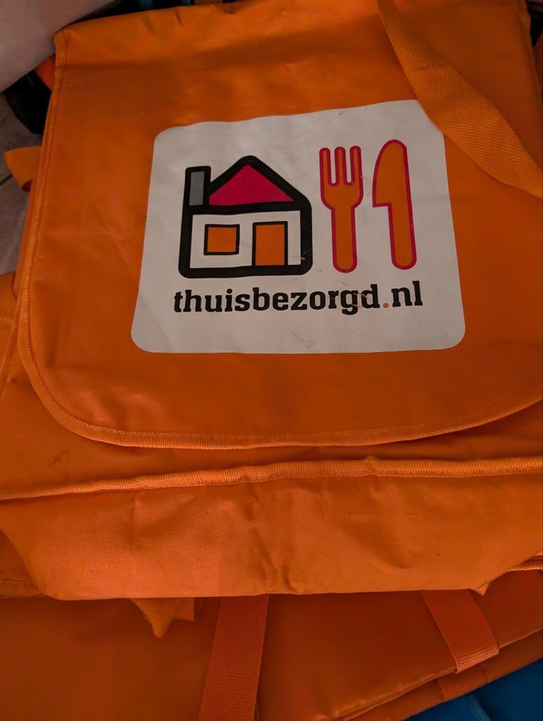 Grote Bezorgtassen Thuisbezorgd, Ophalen of Verzenden, 40 cm of meer, Overige merken