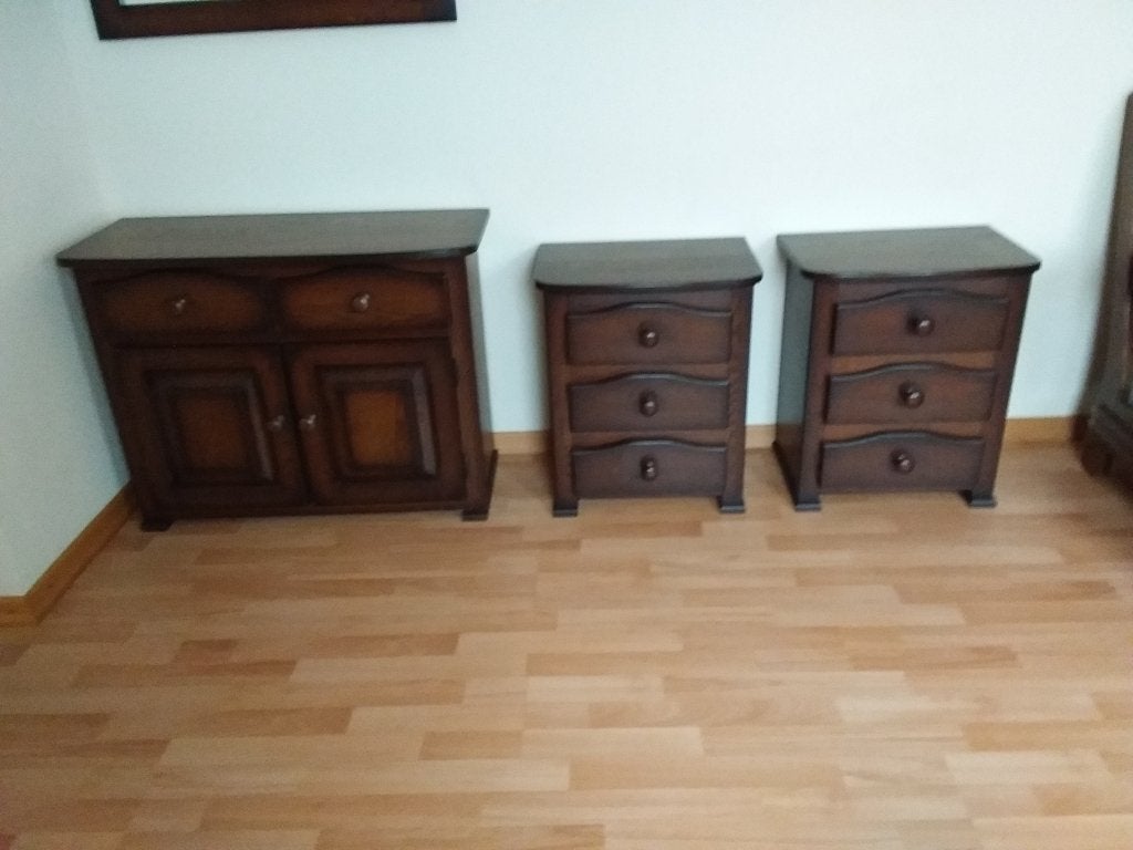 Kast, Dressoir, Nachtkastjes, Kaptafel, Gebruikt, 200 cm of meer, Klassiek, Landelijk, Overige houtsoorten