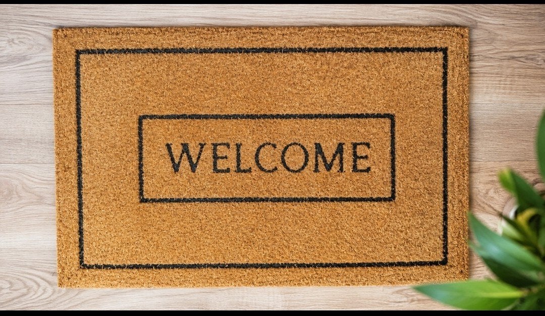Kokosmat 'WELCOME' – Stijlvol & Duurzaam, Ophalen of Verzenden, Kokos, Binnen, Nieuw