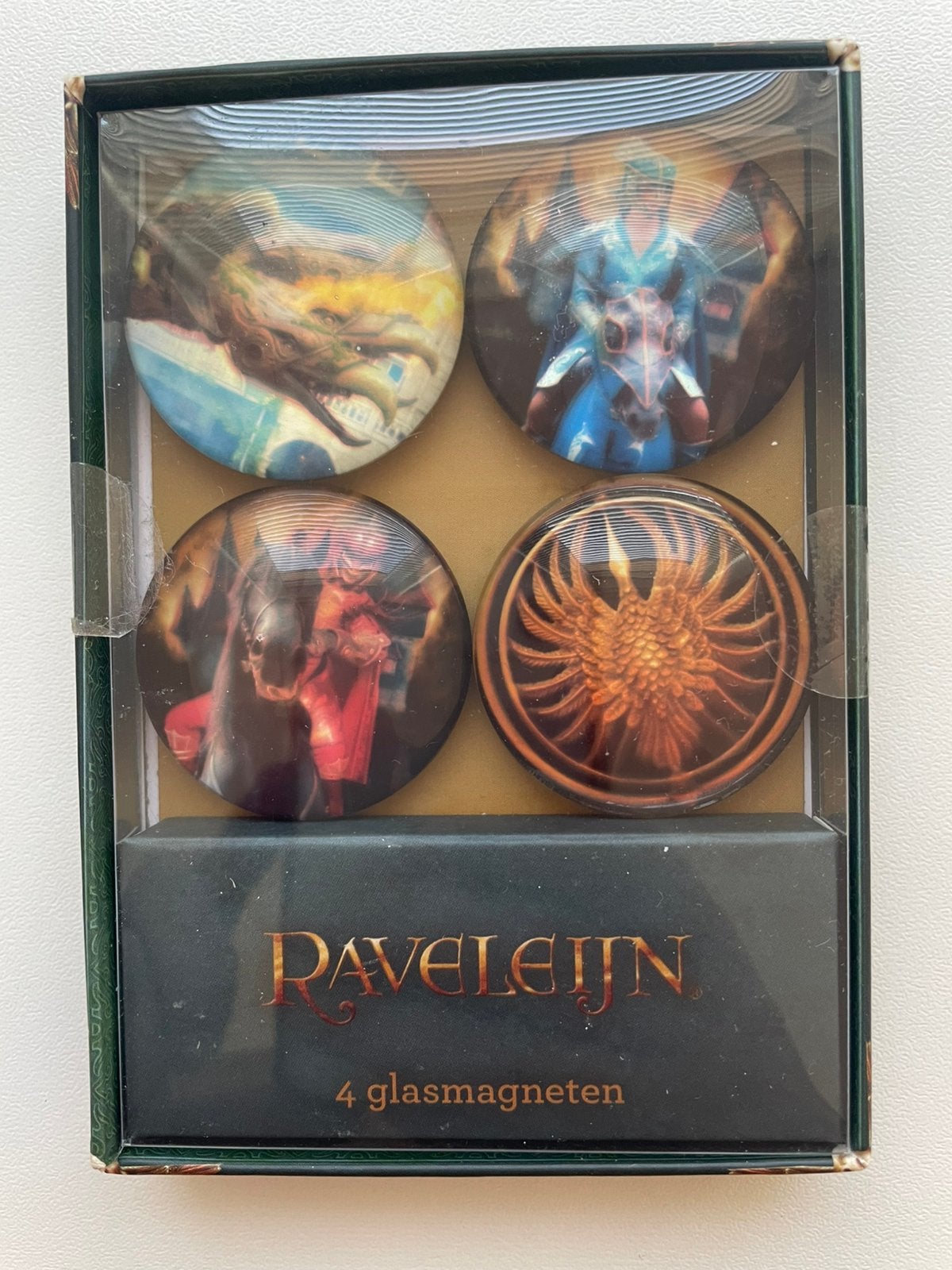 Efteling glasmagneten Raveleijn, Verzamelen, Efteling, Ophalen of Verzenden, Nieuw, Gebruiksvoorwerp