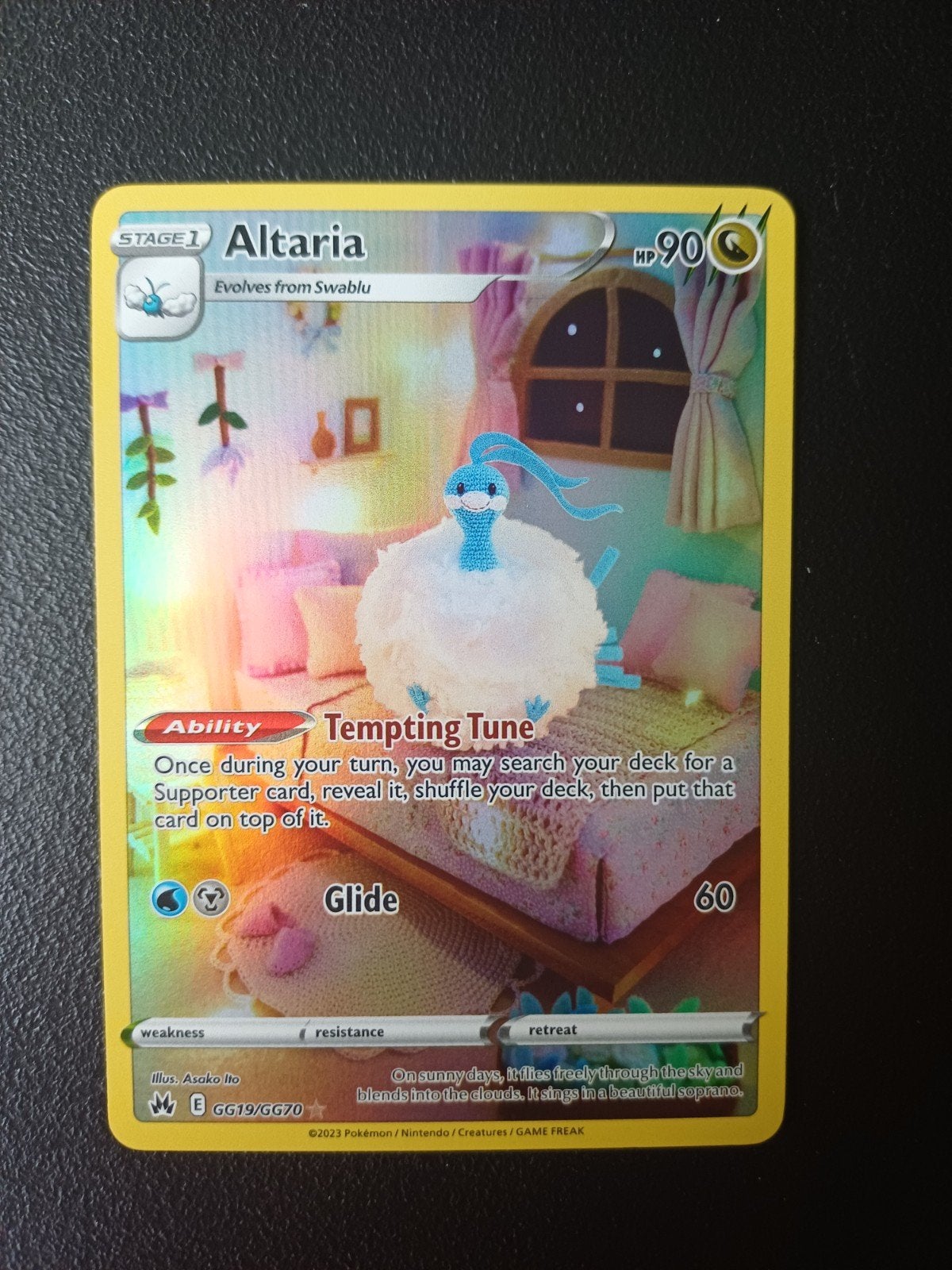 Altaria #GG19 Crown Zenith, Ophalen of Verzenden, Nieuw, Losse kaart, Foil