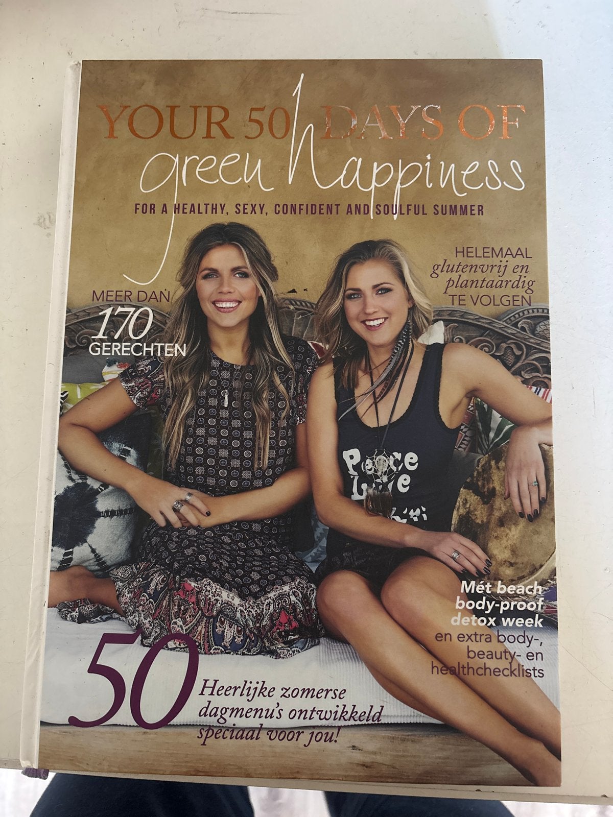 Your 50 Days of Green Happiness - Gezond kookboek, Ophalen of Verzenden, Zo goed als nieuw, Dieet en Voeding