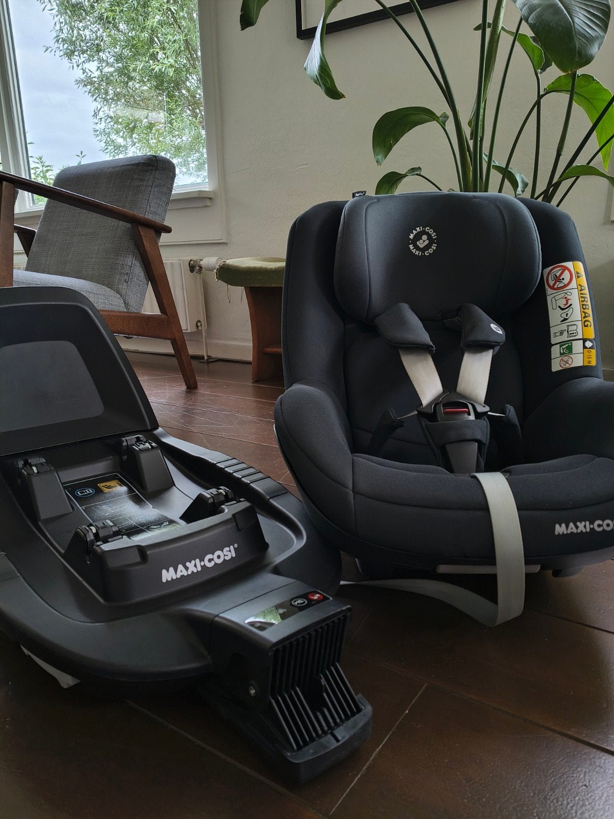 Stoel Maxicosi Pearl Pro 2/base Familyfix 3 - evt. ook los, Ophalen, 9 t/m 18 kg, Zo goed als nieuw, Isofix