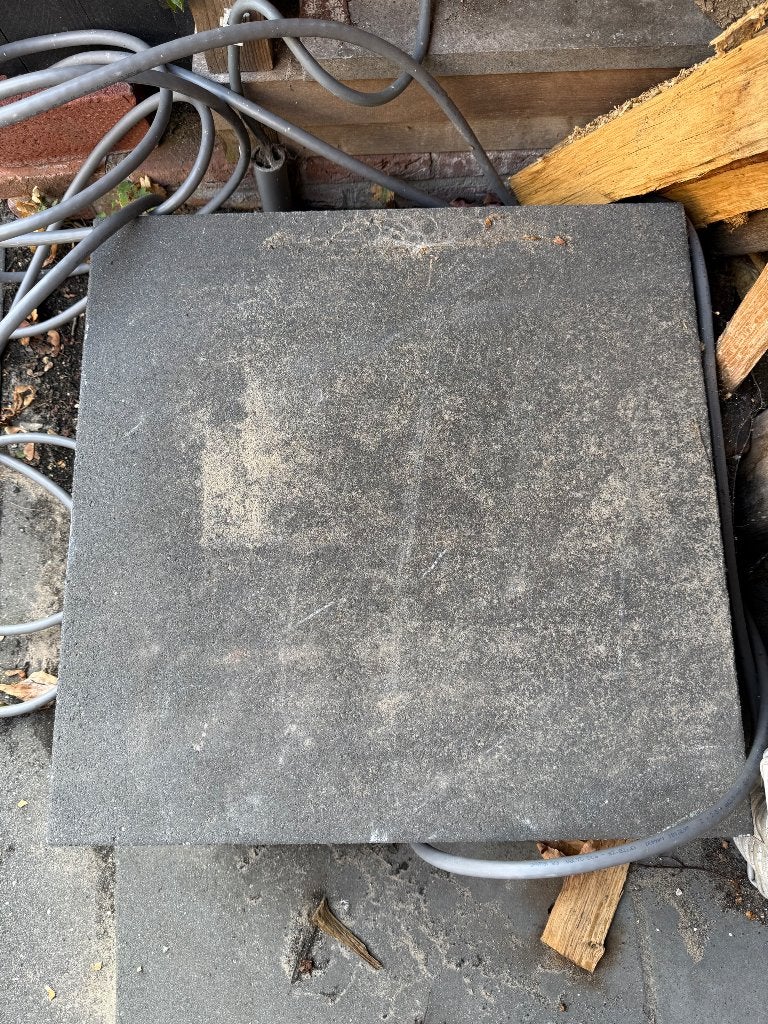 Beton tegels 60x60, Ophalen, Zo goed als nieuw, Beton, Terrastegels
