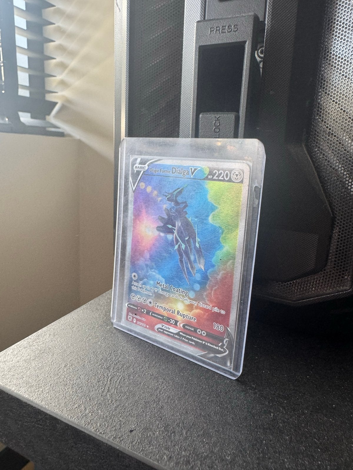 Origin Forme Dialga V Pokémon kaart - Perfecte staat, Ophalen of Verzenden, Nieuw, Losse kaart, Foil