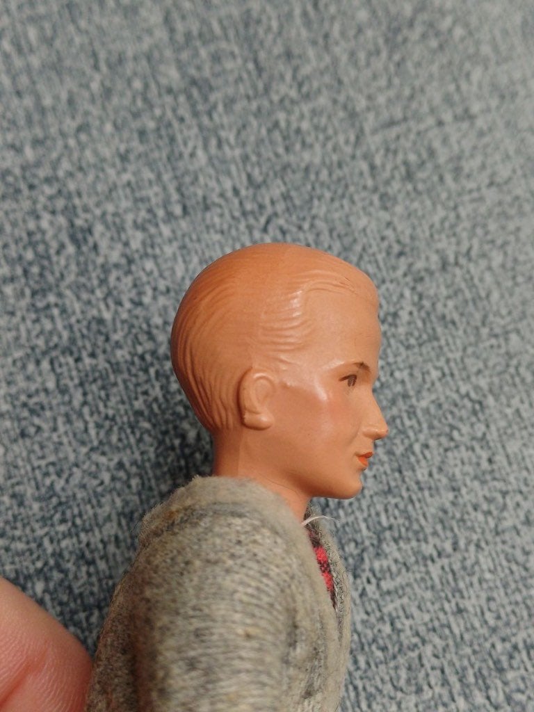 Caco popje man 14 cm, Gebruikt, -, -, Ophalen of Verzenden
