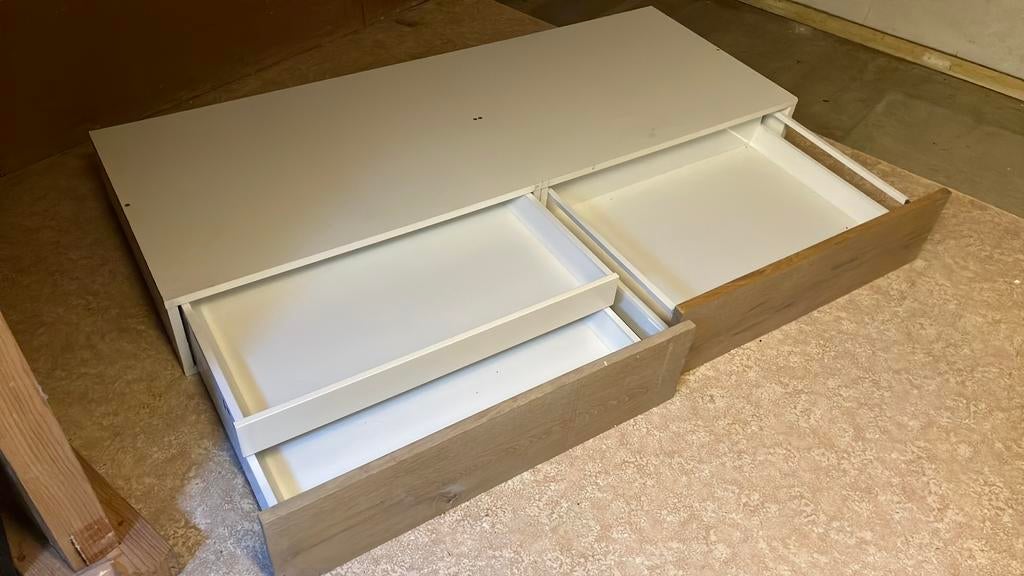 Ladekast voor onder het bed of een knus zitje, Ophalen, Gebruikt, 1 of 2 laden, 150 tot 200 cm